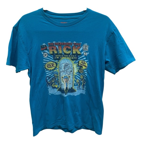 Rick & Morty the incredible tiny Rick tshirt men’s medium - Picture 1 of 4